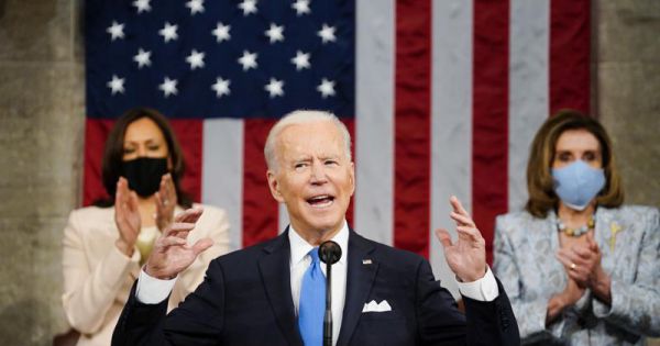 Tổng thống Joe Biden có bài phát biểu đầu tiên tại Quốc hội Mỹ