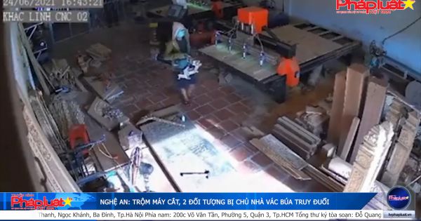 Nghệ An: Trộm máy cắt, 2 đối tượng bị chủ nhà vác búa truy đuổi