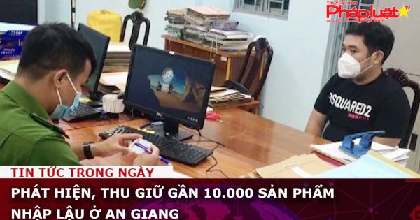 Phát hiện, thu giữ gần 10.000 sản phẩm nhập lậu ở An Giang