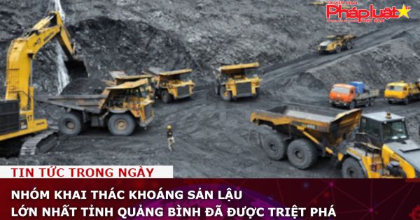 Nhóm khai thác khoáng sản lậu lớn nhất tỉnh Quảng Bình đã được triệt phá