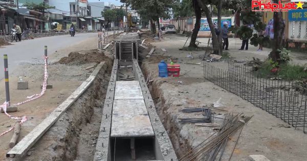 Quảng Nam: Công trình thoát nước thi công vật liệu không đảm bảo