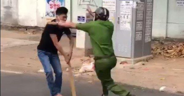 TP HCM: Kẻ ngáo đá tấn công cảnh sát