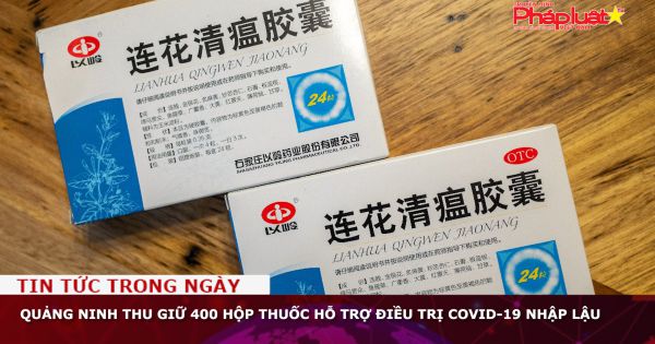 Quảng Ninh thu giữ 400 hộp thuốc hỗ trợ điều trị COVID-19 nhập lậu