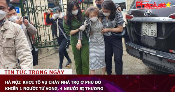 Hà Nội: Khởi tố vụ cháy nhà trọ ở Phú Đô khiến 1 người tử vong, 4 người bị thương
