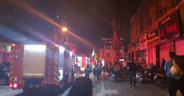 Hà Nội: Cháy lớn tại phố Phạm Ngọc Thạch, 5 người tử vong