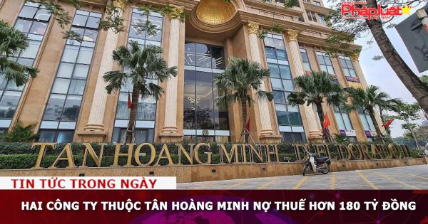 Hai công ty thuộc Tân Hoàng Minh nợ thuế hơn 180 tỷ đồng