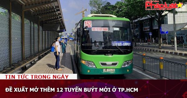 Đề xuất mở thêm 12 tuyến buýt mới ở TP.HCM