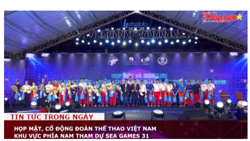 Họp mặt, cổ động Đoàn thể thao Việt Nam khu vực phía Nam tham dự SEA Games 31