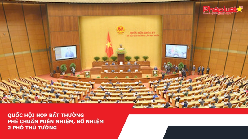 Quốc hội họp bất thường phê chuẩn miễn nhiệm, bổ nhiệm 2 Phó Thủ tướng