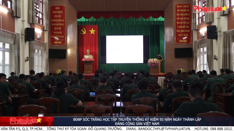 BĐBP Sóc Trăng học tập truyền thống kỷ niệm 93 năm ngày thành lậpĐảng Cộng sản Việt Nam