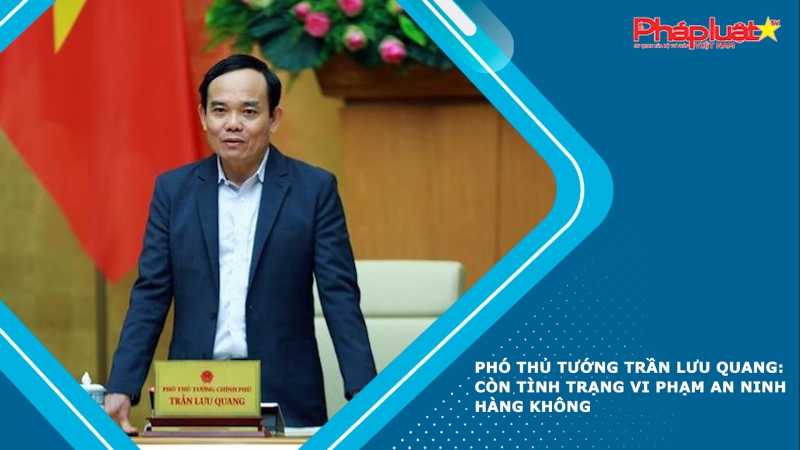 Phó Thủ tướng Trần Lưu Quang: Còn tình trạng vi phạm an ninh hàng không