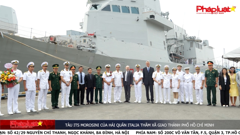 Tàu ITS MOROSINI của Hải quân Italia thăm xã giao Thành phố Hồ Chí Minh