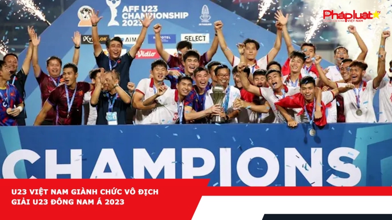 U23 Việt Nam giành chức vô địch giải U23 Đông Nam Á 2023