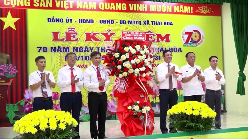Thanh Hóa: Kỷ niệm 70 năm thành lập xã Thái Hòa