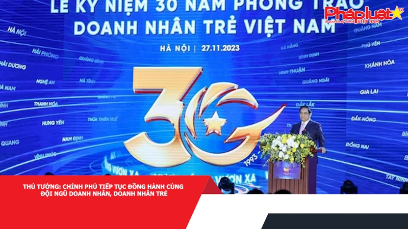 Thủ tướng Phạm Minh Chính: Chính phủ tiếp tục đồng hành cùng đội ngũ doanh nhân, doanh nhân trẻ