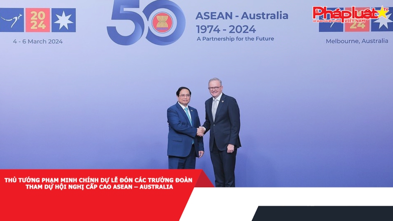 Thủ tướng Phạm Minh Chính dự Lễ đón các Trưởng đoàn tham dự Hội nghị Cấp cao ASEAN – Australia