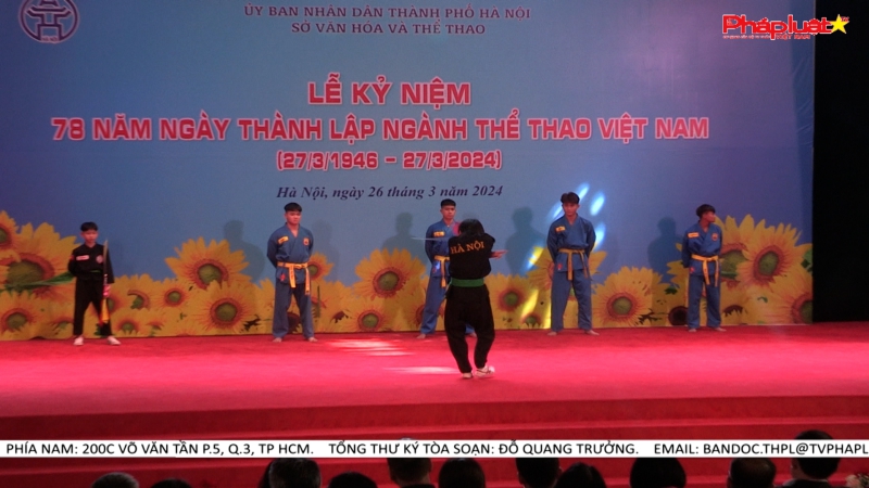 Sở Văn hóa và Thể Thao Hà Nội tổ chức Lễ kỷ niệm 78 năm Ngày truyền thống ngành Thể thao Việt Nam (27/03/1946 -27/03/2024)