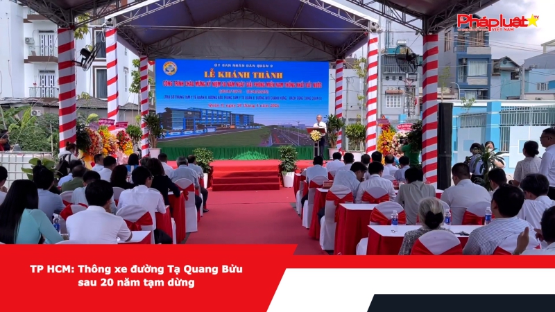 TP HCM: Thông xe đường Tạ Quang Bửu sau 20 năm tạm dừng