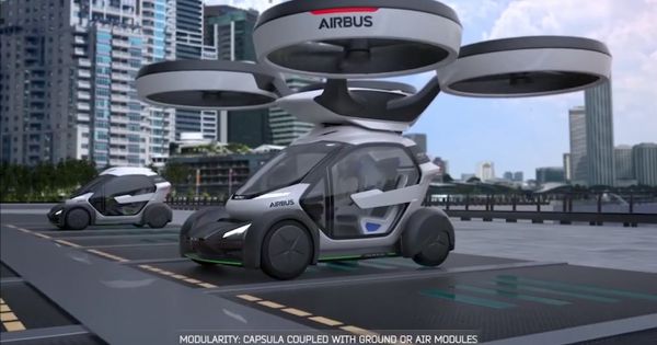 Airbus ra mắt taxi bay tự lái có khả năng biến hình