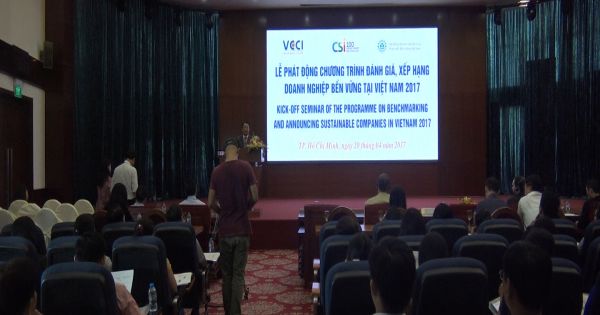 Phát động Công bố chỉ số doanh nghiệp bền vững Việt Nam 2017