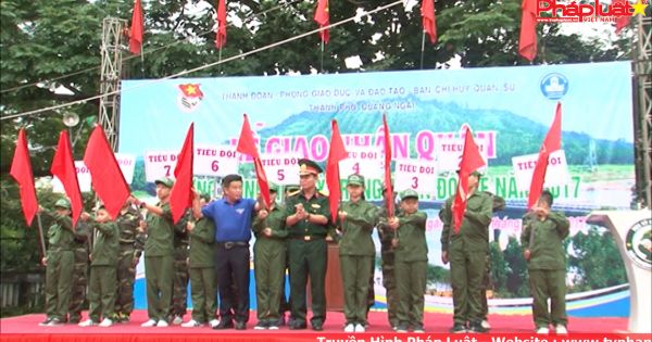 Quảng Ngãi: Học kỳ quân đội cho trẻ em dịp hè