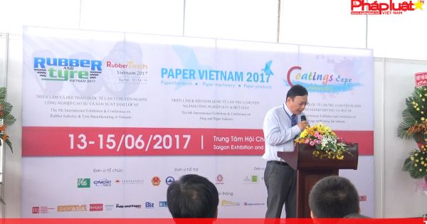 Nhiều sản phẩm của Trung Quốc và Ấn Độ tại triển lãm Paper , Rubber & Tyre và Coatings Expo Vietnam 2017