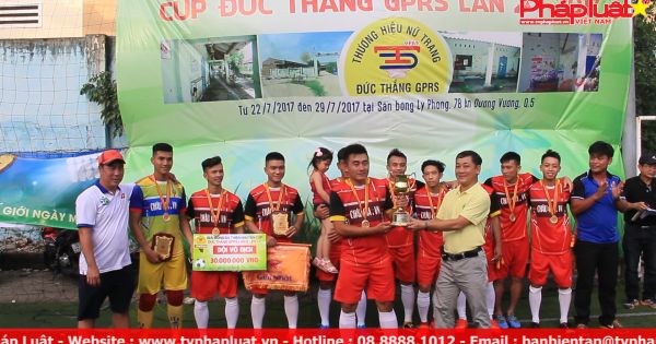 Châu Gia FC vô địch giải thiện nguyện Đức Thắng GPRS 2017