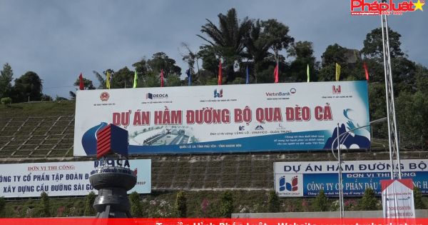 Thông xe hầm đường bộ Đèo Cả do nhà thầu Việt Nam thi công