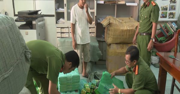 Kiên Giang – Bắt quả tang cơ sở làm giả nhãn hiệu các hãng trà nổi tiếng