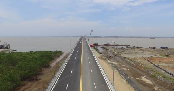 Cầu vượt biển dài nhất Việt Nam chính thức thông xe vào ngày Quốc khánh 2/9