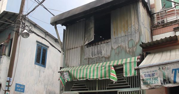 Sét đánh cháy nhà dân trong cơn giông tại TP HCM