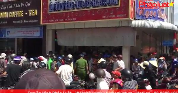 Kiên Giang: Làm rõ clip cướp tiệm vàng ở TP Rạch Giá gây xôn xao dư luận