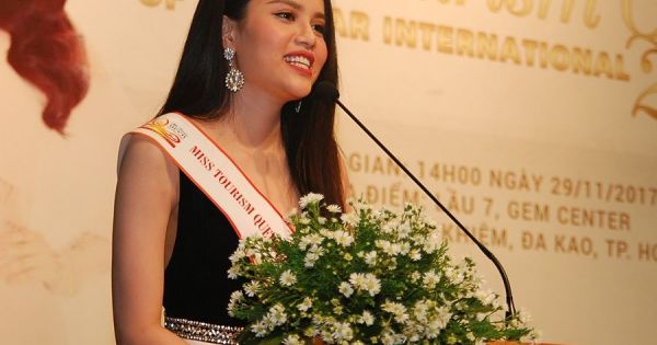 Á hậu Nguyễn Thị Diệu Thùy tham dự cuộc thi Nữ Hoàng Du lịch quốc tế
