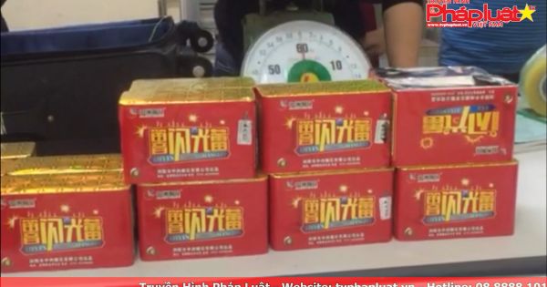 Nghệ An: Bắt giữ gần 200kg pháo trái phép