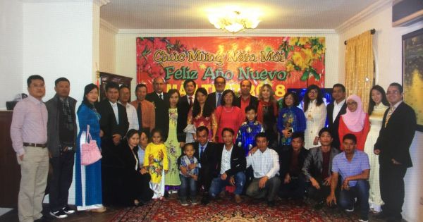 Cộng đồng người Việt tại Venezuela tổ chức đón Tết cổ truyền Mậu Tuất
