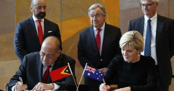 Australia và Đông Timor ký hiệp định biên giới trên biển