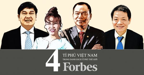 Forbes 2018: Việt Nam có thêm 2 tỷ phú lọt danh sách