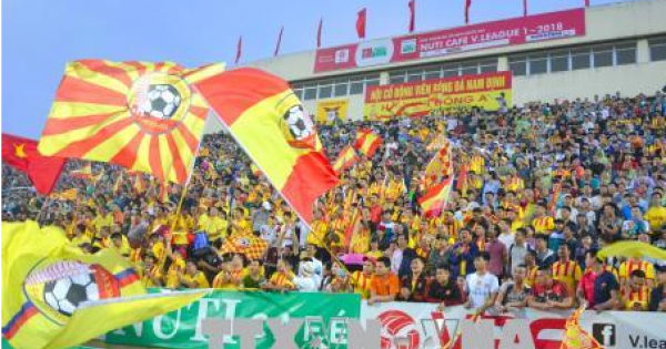 V.League 2018: Nam Định thất bại 1-3 trên sân nhà