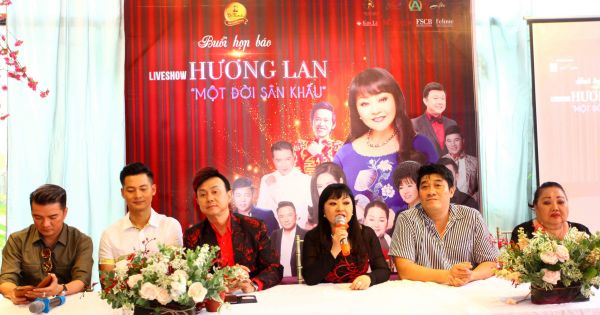 Ra mắt họp báo Liveshow “Hương Lan – Một đời sân khấu”