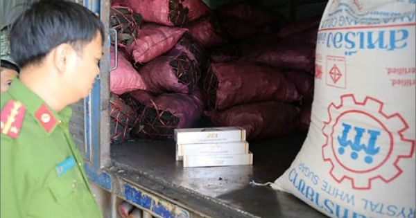 Thừa Thiên-Huế thu giữ 1.200 gói thuốc lá lậu được cất giấu kỹ