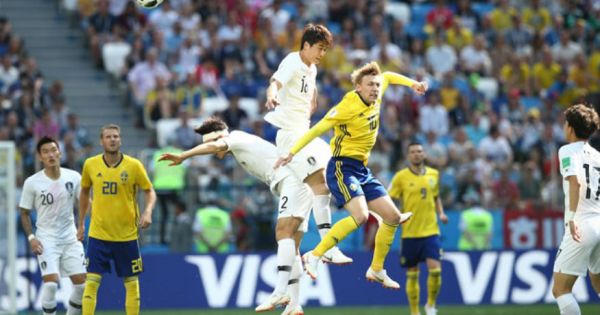 Thụy Điển vượt qua sát nút Hàn Quốc nhờ công nghệ VAR tại vòng bảng World Cup 2018