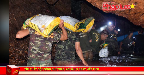Tìm thấy đội bóng nhí Thái Lan sau 9 ngày mất tích