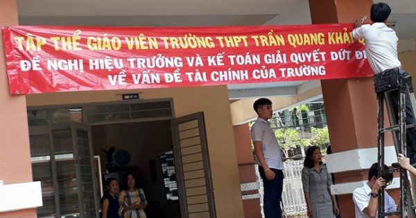 Sở GD&ĐT TPHCM đã ra quyết định thu hồi hơn nửa tỷ đồng đối với trường THPT Trần Quang Khải