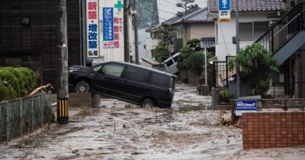 Cập nhật diễn biến tình hình mưa lũ tại Nhật Bản