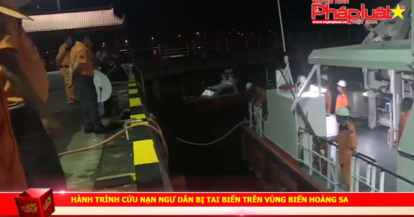 Hành trình cứu nạn ngư dân bị tai biến trên vùng biển Hoàng Sa