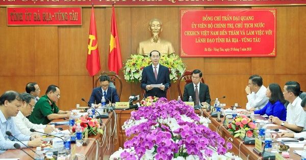 Điểm báo ngày 20/07/2018: Chủ tịch nước làm việc với lãnh đạo chủ chốt tỉnh Bà Rịa - Vũng Tàu