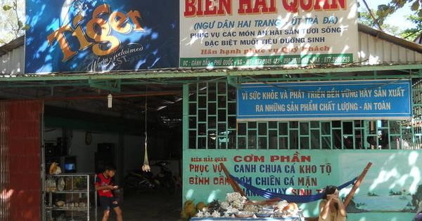 Phú Quốc: Phòng hậu cần cho thuê mặt bằng bờ biển để kinh doanh quán nhậu