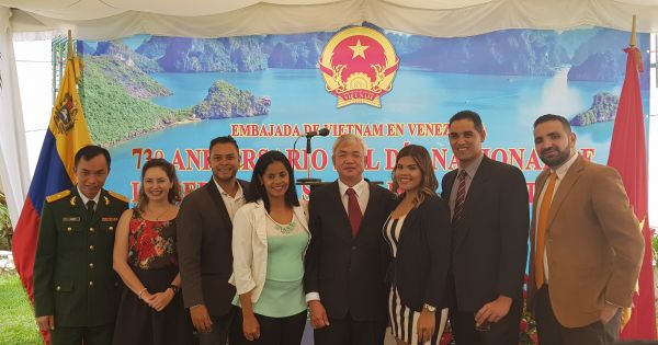 Đại sứ quán Việt Nam tại Venezuela kỷ niệm 73 năm Quốc khánh