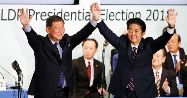 Nhật Bản: Thủ tướng Shinzo Abe tái đắc cử chức Chủ tịch đảng LDP cầm quyền