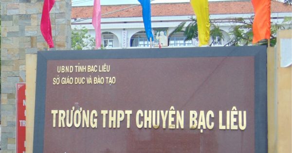 Khởi tố vụ án “Tham ô tài sản” tại trường THPT chuyên Bạc Liêu
